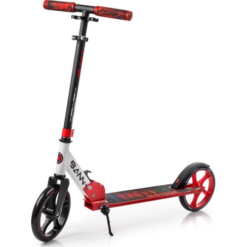 red banner urban scooter