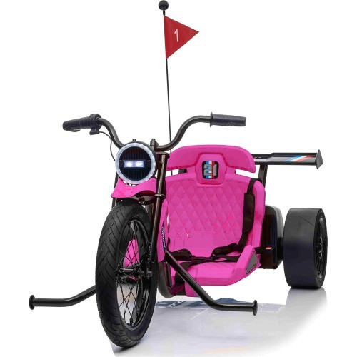 Электромобиль Drift Bike 21, розовый