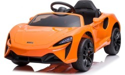 McLaren Artura elektromobilis, oranžinis