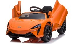 McLaren Artura elektromobilis, oranžinis
