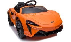 McLaren Artura elektromobilis, oranžinis