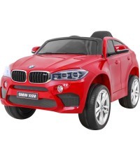 Elektromobilis BMW X6M raudonas