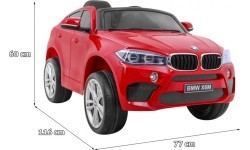 Vehicle BMW X6M Painted Red