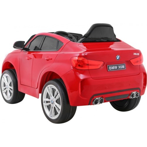Elektromobilis BMW X6M raudonas