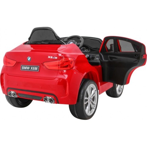 Elektromobilis BMW X6M raudonas