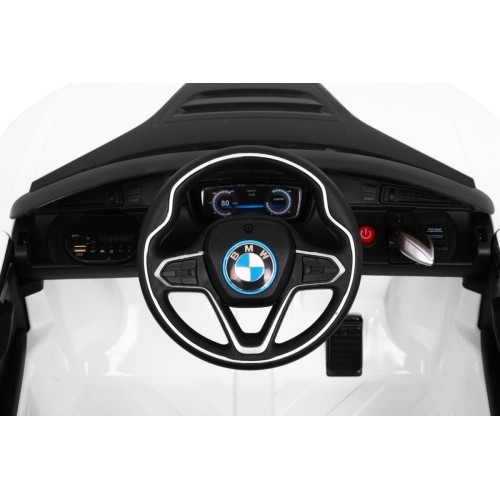 Elektromobilis vaikams BMW I8 LIFT baltas