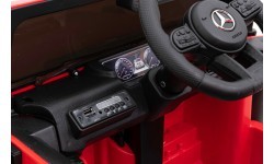 Elektromobilis vaikams Mercedes G63, raudonas