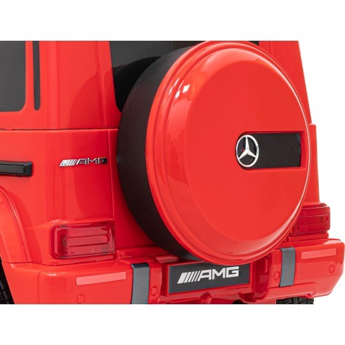 Elektromobilis vaikams Mercedes G63, raudonas