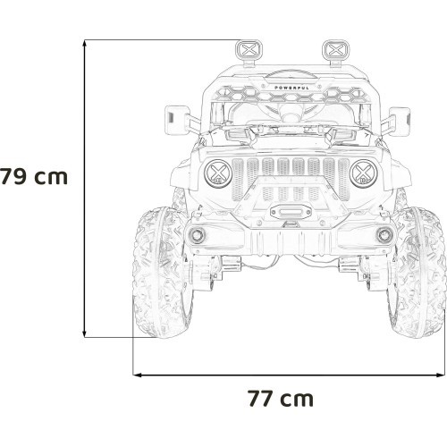 Электромобиль OFF ROAD Speed чёрный