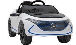 Mercedes Benz AMG EQA vaikiškas elektromobilis, baltas