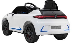 Mercedes Benz AMG EQA vaikiškas elektromobilis, baltas