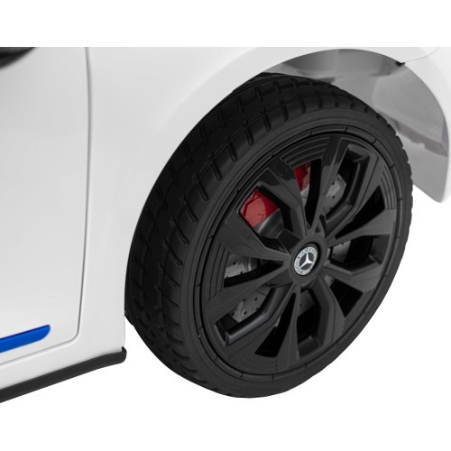 Mercedes Benz AMG EQA vaikiškas elektromobilis, baltas