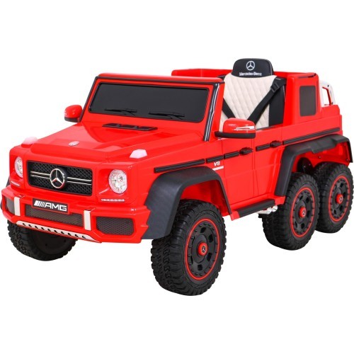 Pojazd Mercedes G63 6x6 AMG Czerwony