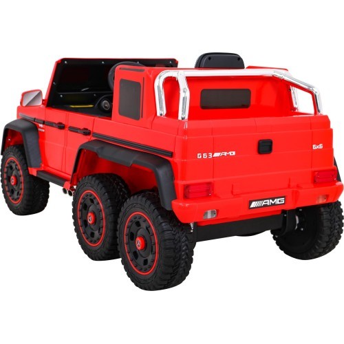 Электромобиль Mercedes G63 6x6 AMG, красный