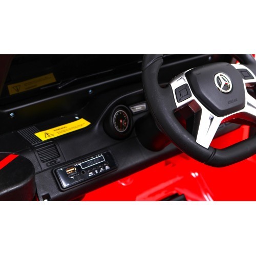 Электромобиль Mercedes G63 6x6 AMG, красный