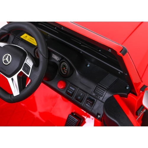 Elektromobilis Mercedes G63 6x6 AMG, raudonas