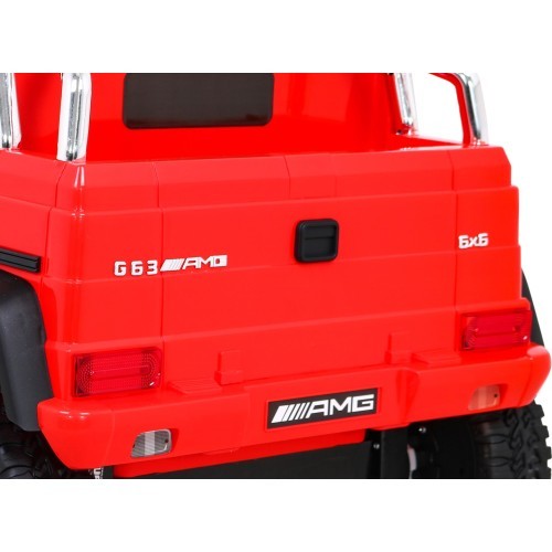 Электромобиль Mercedes G63 6x6 AMG, красный