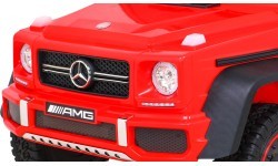 Электромобиль Mercedes G63 6x6 AMG, красный