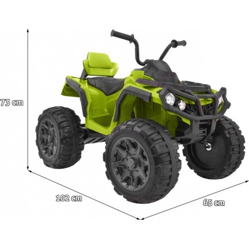 Электрический квадроцикл ATV, зелёный