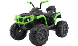 Keturratis ATV, juodas su žaliu