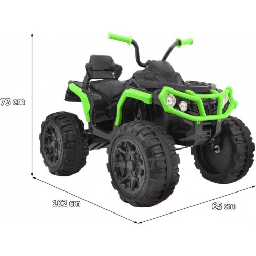 Электрический квадроцикл ATV BDM0906, чёрно-зелёный