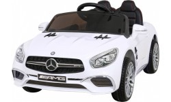 Elektromobilis Mercedes Benz AMG SL65 S, baltas