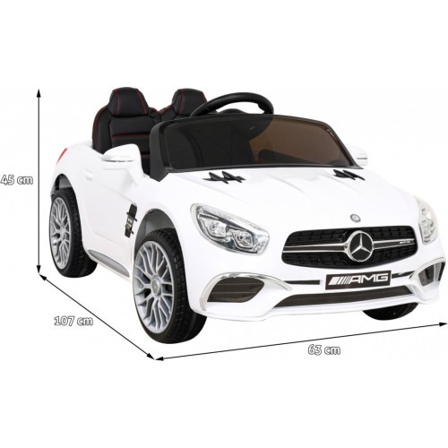Электромобиль Mercedes Benz AMG SL65 S, белый