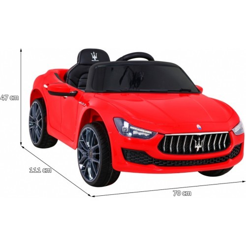 Vehicle Maserati Ghibli Red
