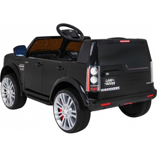 Elektromobilis Land Rover Discovery, juodas