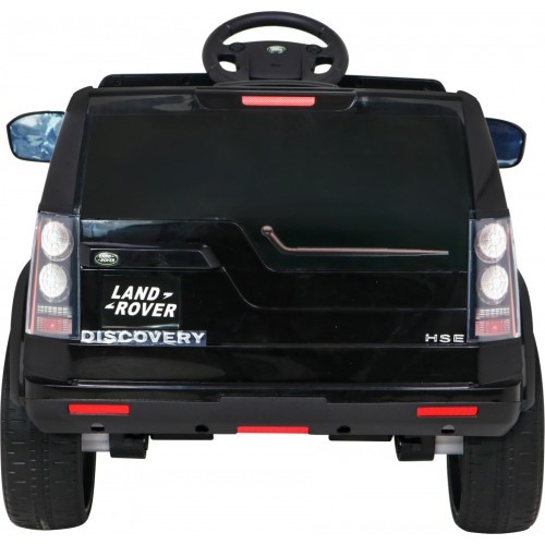 Elektromobilis Land Rover Discovery, juodas