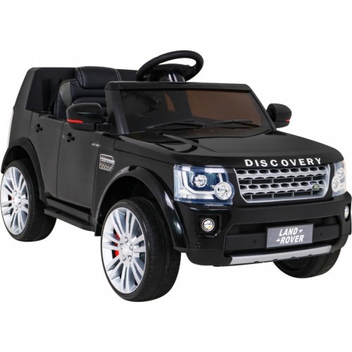 Elektromobilis Land Rover Discovery, juodas