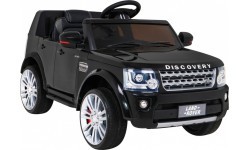 Elektromobilis Land Rover Discovery, juodas