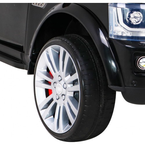 Elektromobilis Land Rover Discovery, juodas