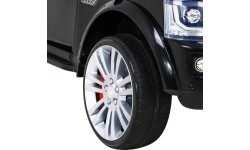 Elektromobilis Land Rover Discovery, juodas