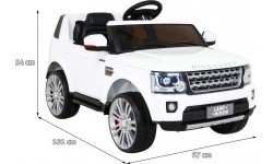 Электромобиль Land Rover Discovery, белый