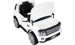 Elektromobilis Land Rover Discovery, baltas