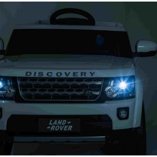 Elektromobilis Land Rover Discovery, baltas