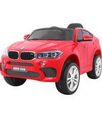 Детский электромобиль BMW X6M, красный