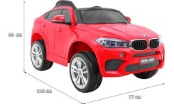 Детский электромобиль BMW X6M, красный