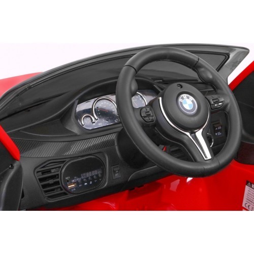 Детский электромобиль BMW X6M, красный