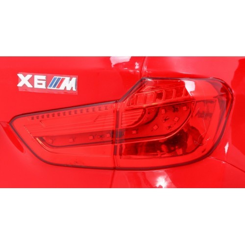 Elektromobilis vaikams BMW X6M, raudonas