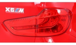 Elektromobilis vaikams BMW X6M, raudonas