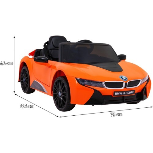 Elektromobilis BMW I8 LIFT, oranžinis