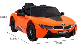 Elektromobilis BMW I8 LIFT, oranžinis