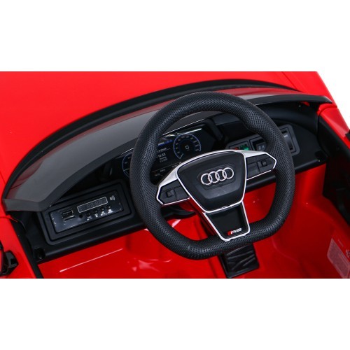 Электромобиль Audi RS E-Tron GT, красный