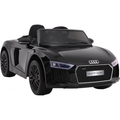 Elektromobilis Audi R8 Spyder RS EVA 2.4G, juodas