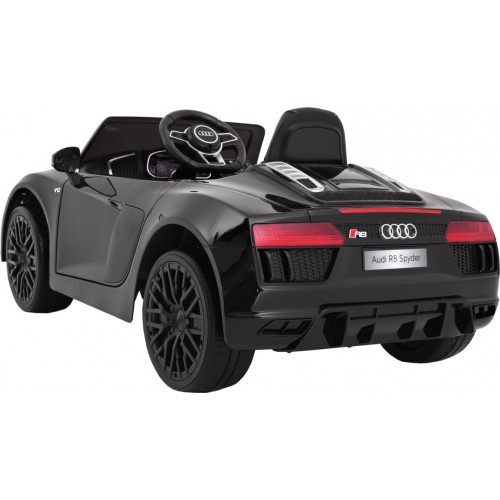 Elektromobilis Audi R8 Spyder RS EVA, juodas