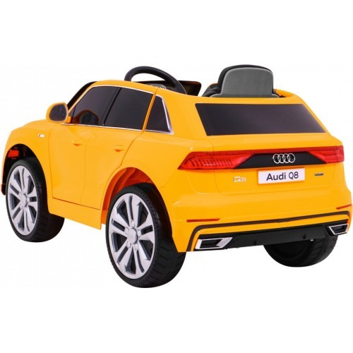 Elektromobilis Audi Q8 LIFT, geltonas