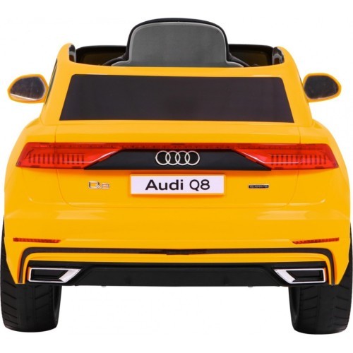 Электромобиль Audi Q8 LIFT, жёлтый