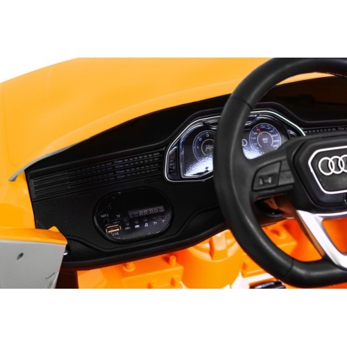 Elektromobilis Audi Q8 LIFT, geltonas